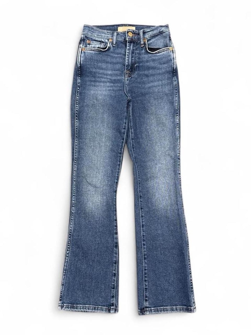 7 For All Mankind High waist Slim kick - Medium Blue Wash